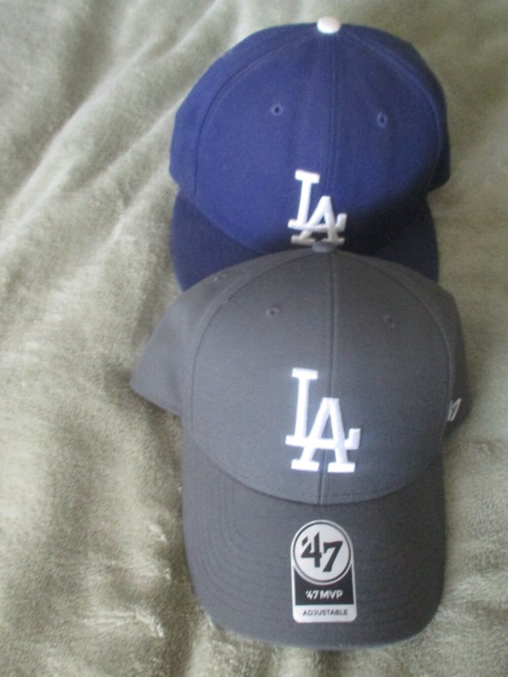 2 Dodgers Baseball Hats 1 -New 47 MVP Brand Adjustable / 1 -59Fifty 6 7/8 Fitted - Picture 15 of 15